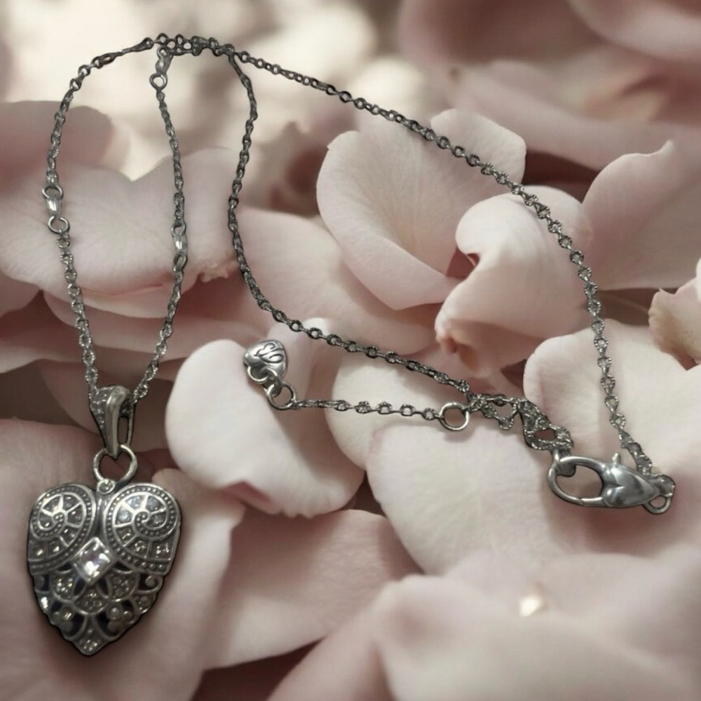 Brighton Mumtaz Heart Convertible Necklace.